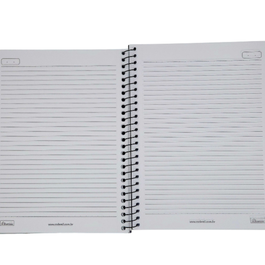 Caderno Cadersil Streeter 1 Matéria Universitário 80 Folhas 27cm X 19,9cm X 1,2cm - Imagem 4