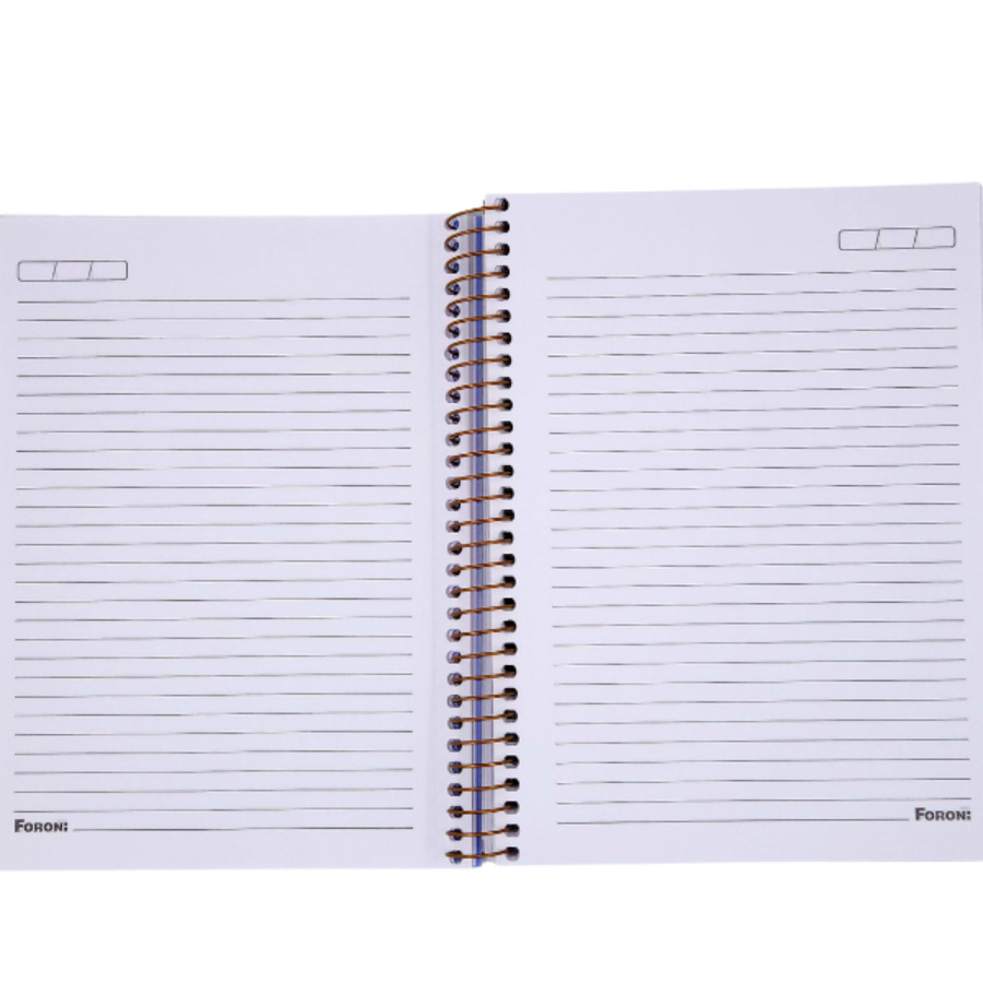 Caderno Fluor Mix 10 Matérias Colegial Foroni 24cm X 17,7cm X 1,8cm - Imagem 2