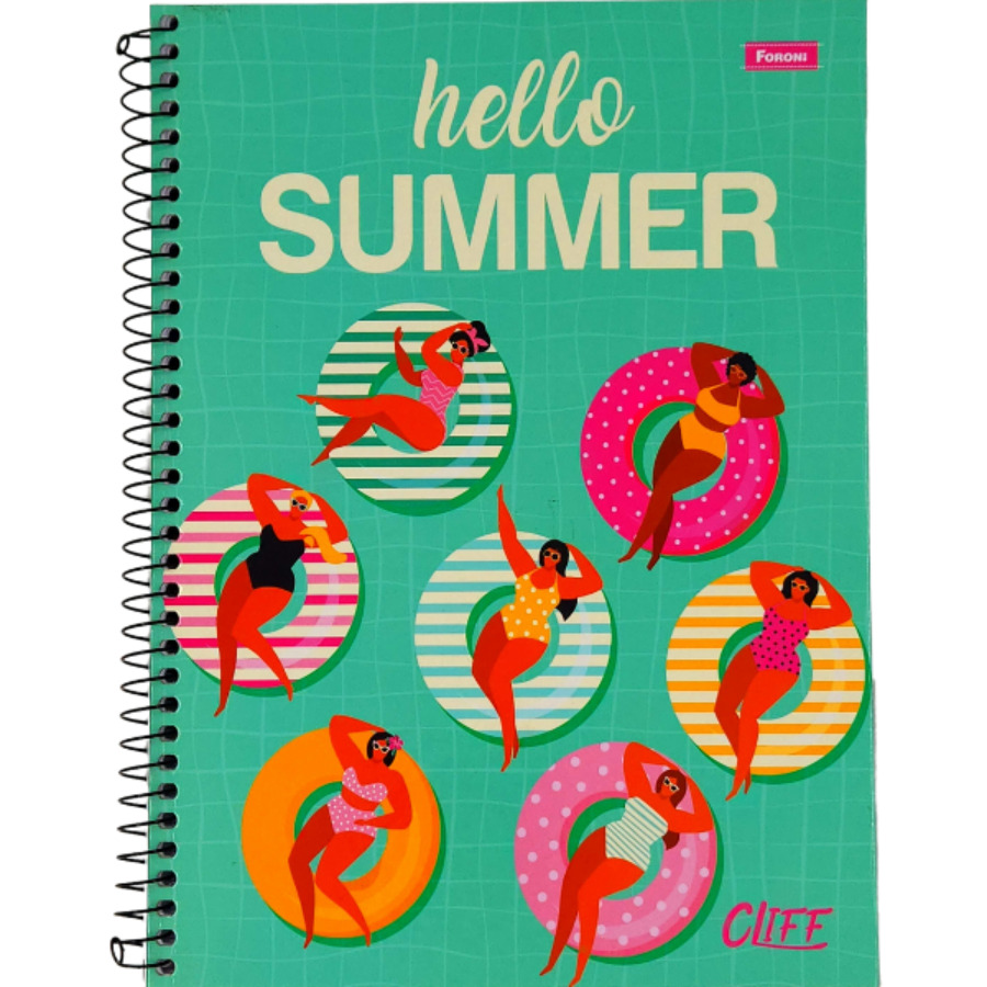 Caderno Universitário Foroni Cliff 20 Matérias 320 Folhas 27cm X 20cm X 3cm - Imagem 2
