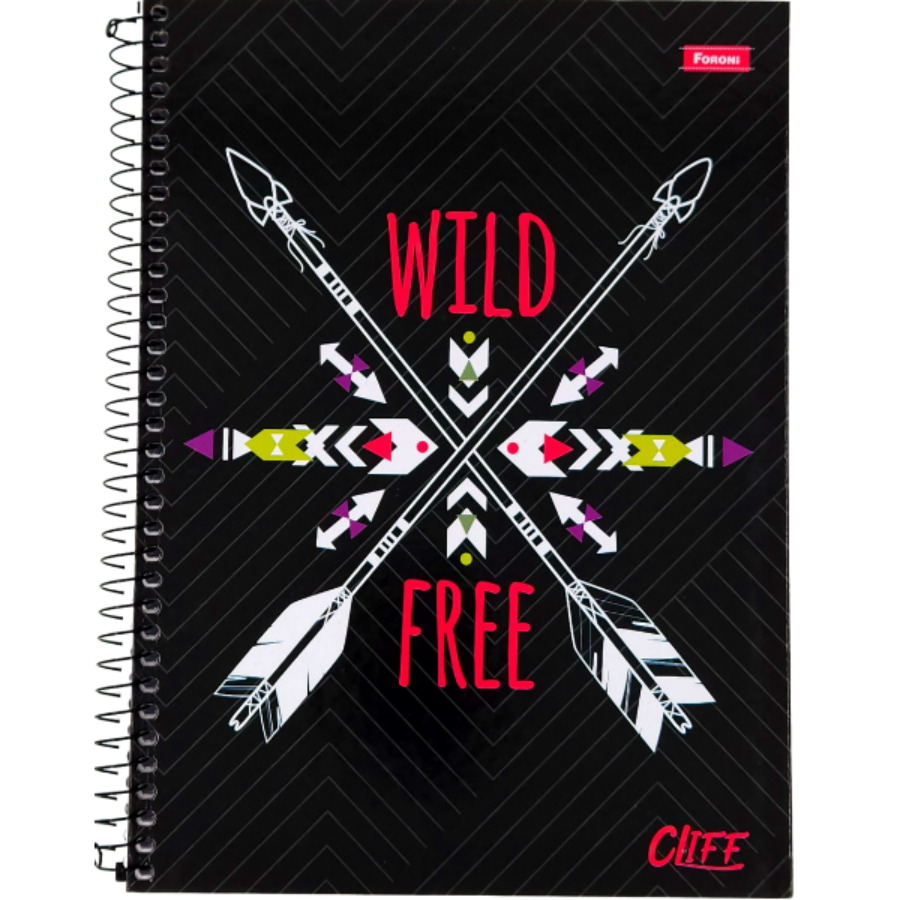 Caderno Foroni Cliff 1 Matéria Universitário 80 Folhas 27cm X 20cm X 1,2cm - Imagem 4