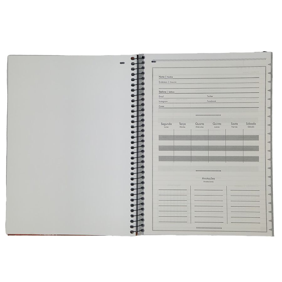 Caderno Sou Music 1 matéria universitário Jandaia 80 folhas 27,5cm x 20cm x 1,2cm - Imagem 2