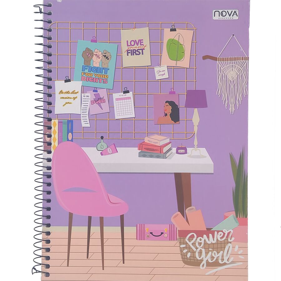 Caderno Nova Power Girl
