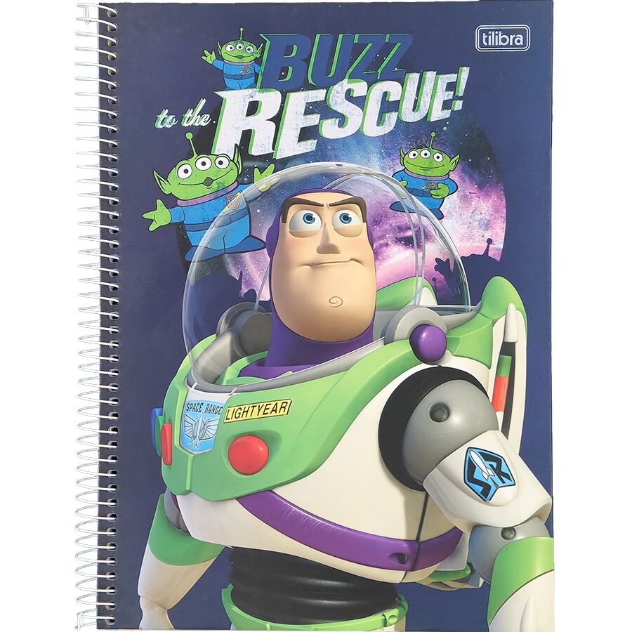 Caderno Tilibra Toy Story 1 matéria 80 folhas universitário 27,5cm x 20cm x 1,2cm - Imagem 5