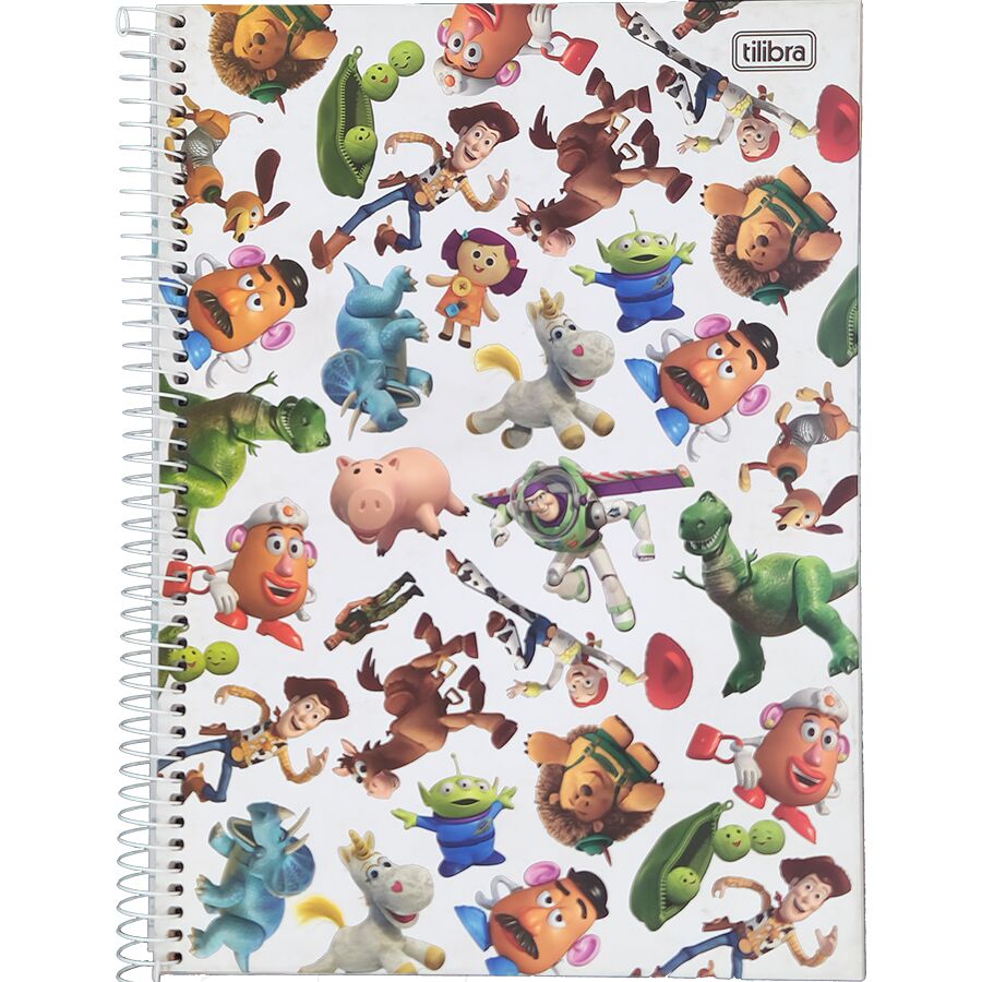 Caderno Tilibra Toy Story 1 matéria 80 folhas universitário 27,5cm x 20cm x 1,2cm - Imagem 7