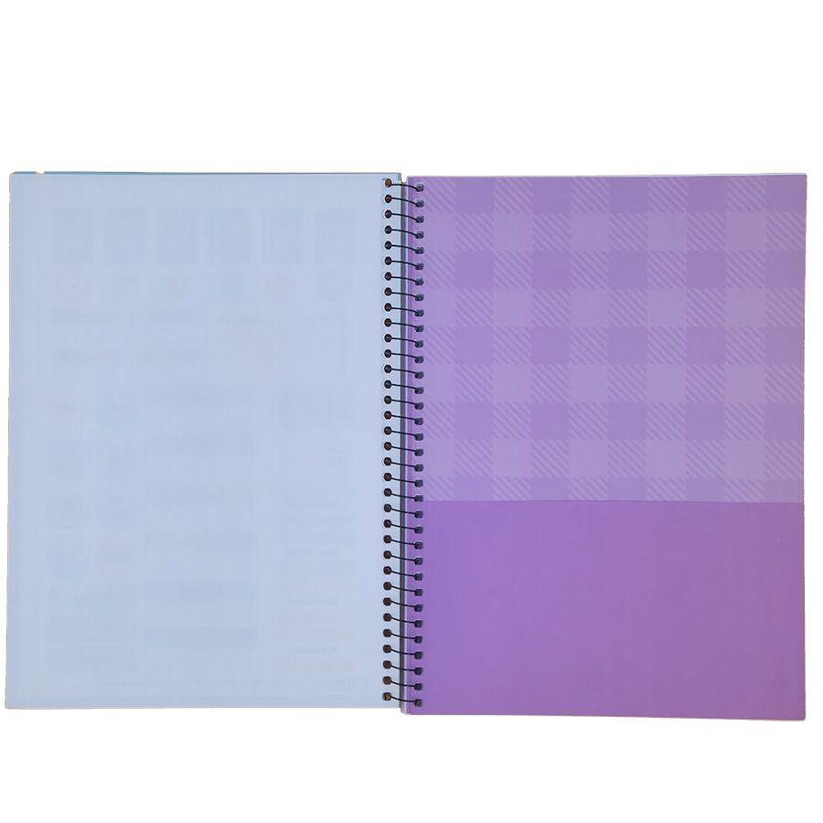 Caderno Nova Snowball 1 matéria universitário 80 folhas 27,5cm x 20cm x 1,2cm - Imagem 7