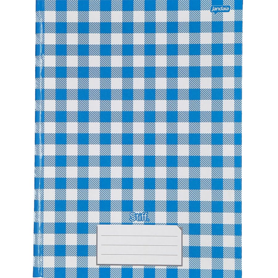 brochura Stiff Listrado azul