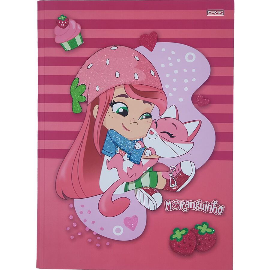 Caderno brochura Moranguinho São Domingos 80 folhas 27,5cm x 20cm x 1,2cm - Imagem 4