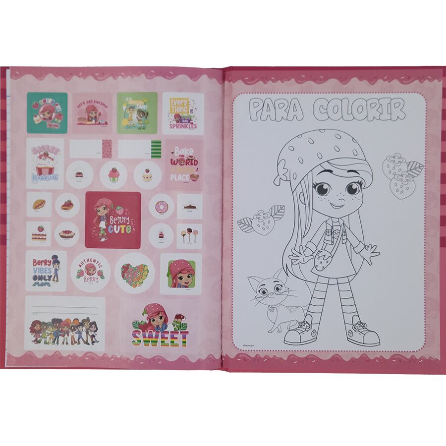 Caderno brochura Moranguinho São Domingos 80 folhas 27,5cm x 20cm x 1,2cm - Imagem 6