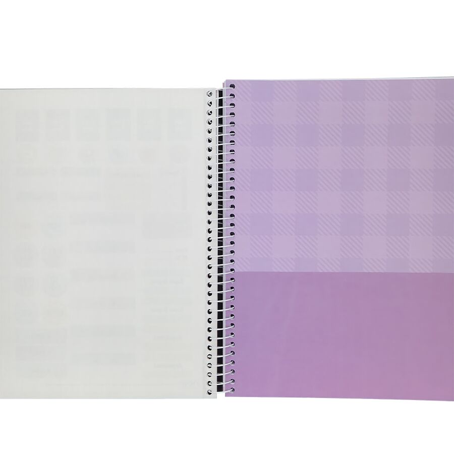 Caderno Nova Amei 10 matérias universitário 160 folhas 27,5cm x 20cm x 1,8cm - Imagem 2