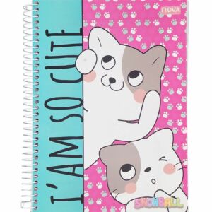 Caderno Nova Snowball 10 matérias universitário 160 folhas 27,5cm x 20cm x 1,8cm