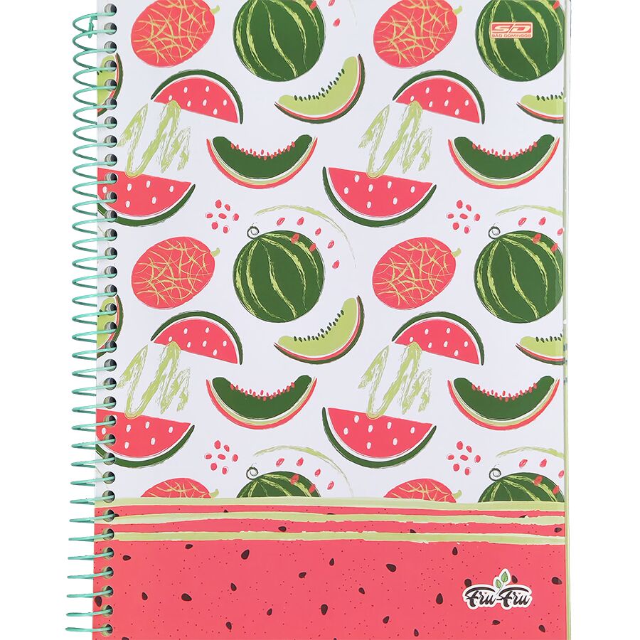 Caderno SD Fru Fru 10 matérias universitário 160 folhas 27,5cm x 20cm x 1,8cm - Imagem 4