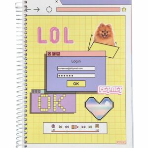 Caderno SD Pet Net 10 matérias