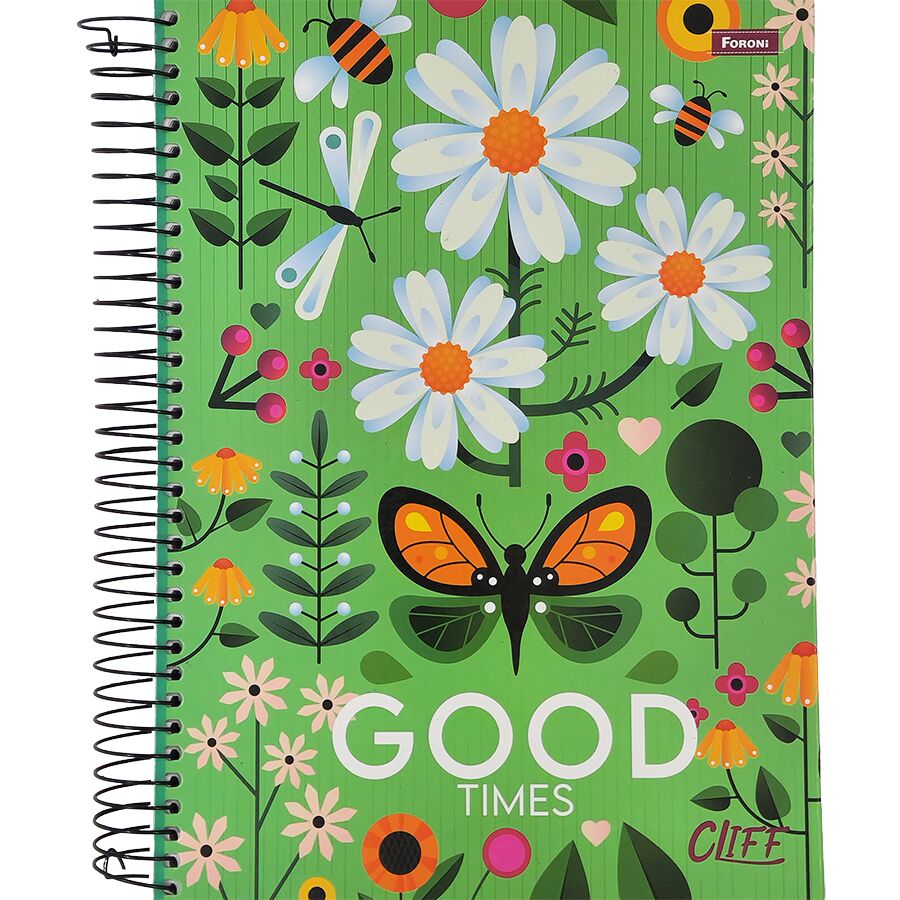 Caderno Foroni Cliff 1 Matéria Universitário 80 Folhas 27cm X 20cm X 1,2cm - Imagem 5