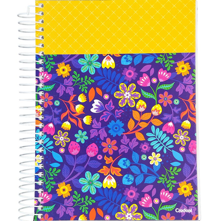 Caderno My Collection 16 matérias universitário Credeal 240 folhas 27,5cm x 20cm x 2,2cm - Imagem 2