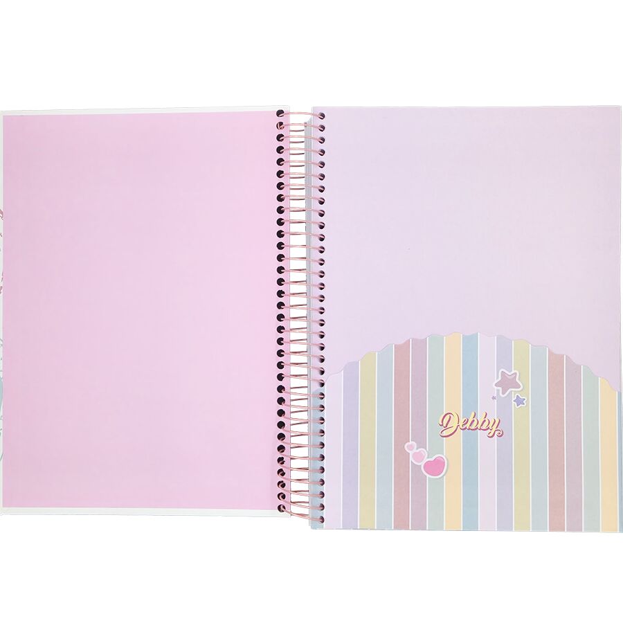 Caderno SD Debby 15 matérias universitário 240 folhas 27,5cm x 20cm x 2,1cm - Imagem 2