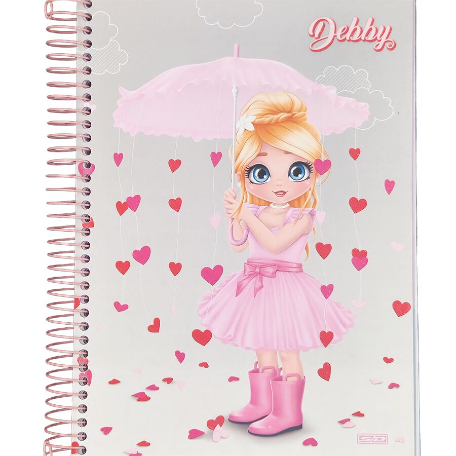 Caderno SD Debby 15 matérias universitário 240 folhas 27,5cm x 20cm x 2,1cm - Imagem 6