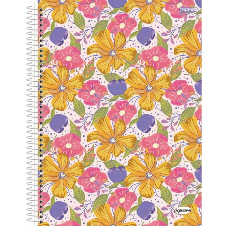 Caderno universitário SD Kbom 15 matérias 300 folhas 27,5cm x 20cm x 2,3cm - Imagem 5