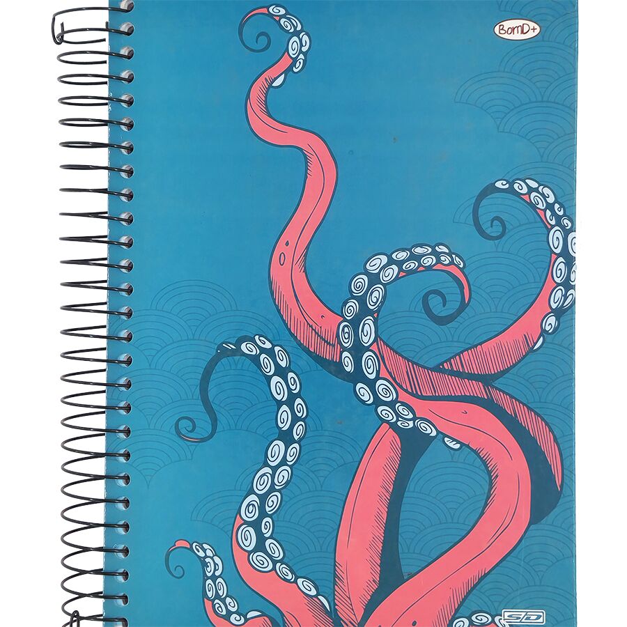 Caderno SD Bom D+ 15 matérias universitário 240 folhas 27,5cm x 20cm x 2,60cm - Imagem 3