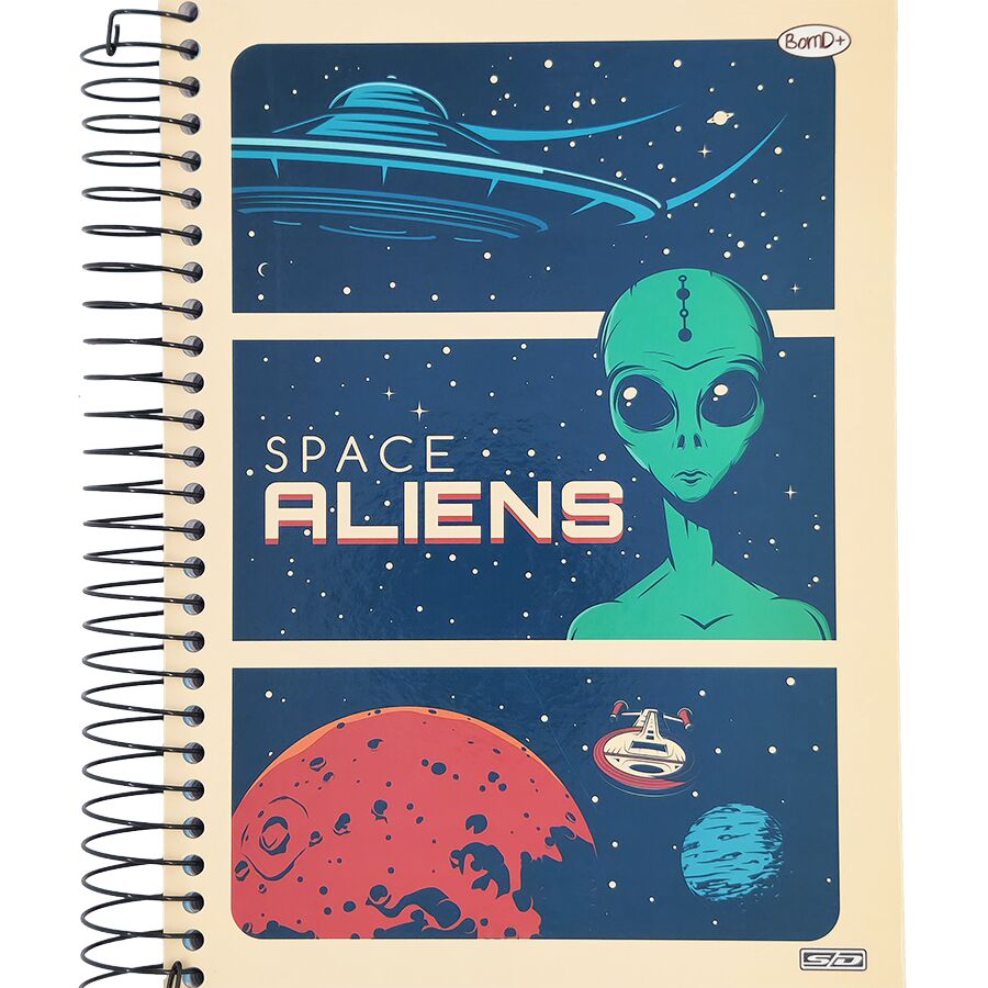 Caderno SD Bom D+ 15 matérias universitário 240 folhas 27,5cm x 20cm x 2,60cm - Imagem 5