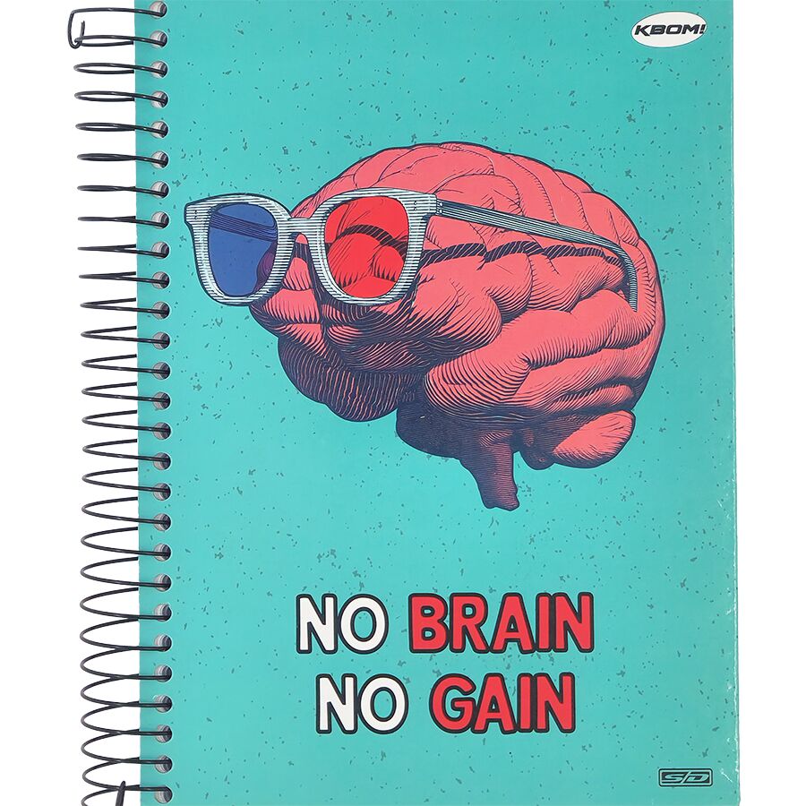 Caderno SD Kbom 15 matérias universitário 300 folhas 27,5cm x 20cm x 3cm - Imagem 5
