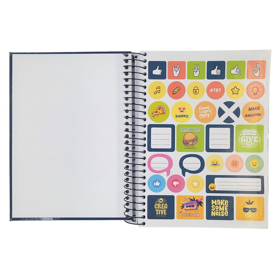 Caderno SD Kbom 15 matérias universitário 300 folhas 27,5cm x 20cm x 3cm - Imagem 2