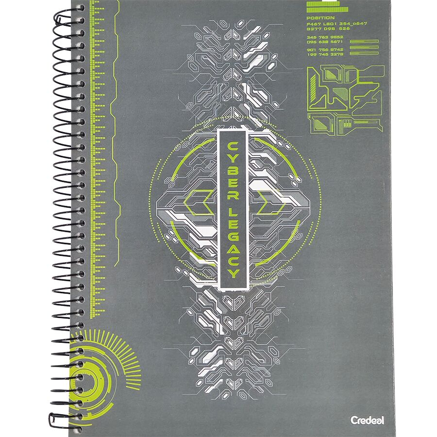 Caderno 16 Matérias My Collection Universitário 320 Folhas Credeal - Imagem 3