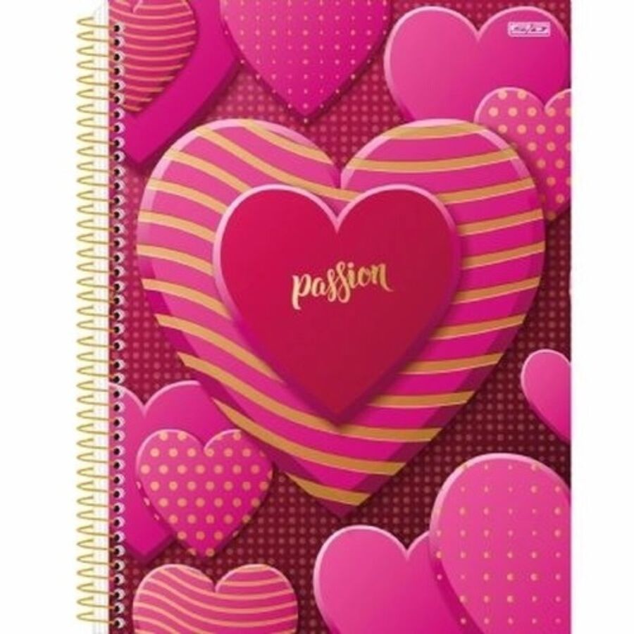 Caderno SD Passion 10 Matérias Universitário 160 Folhas 27,5cm X 20cm X 1,8cm - Imagem 8