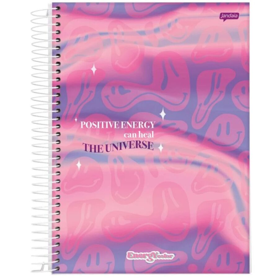Caderno Espiral 15 Matérias Universitario 240 Folhas Jandaia