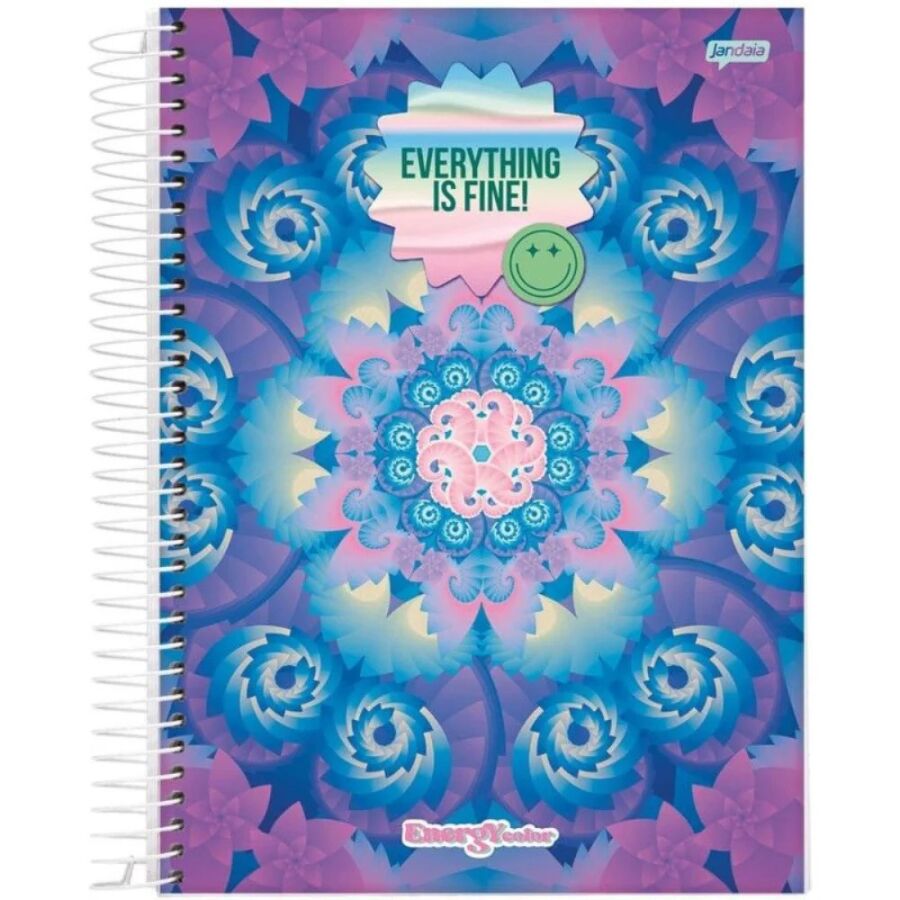 Caderno Espiral 15 Matérias Universitario 240 Folhas Jandaia - Imagem 4