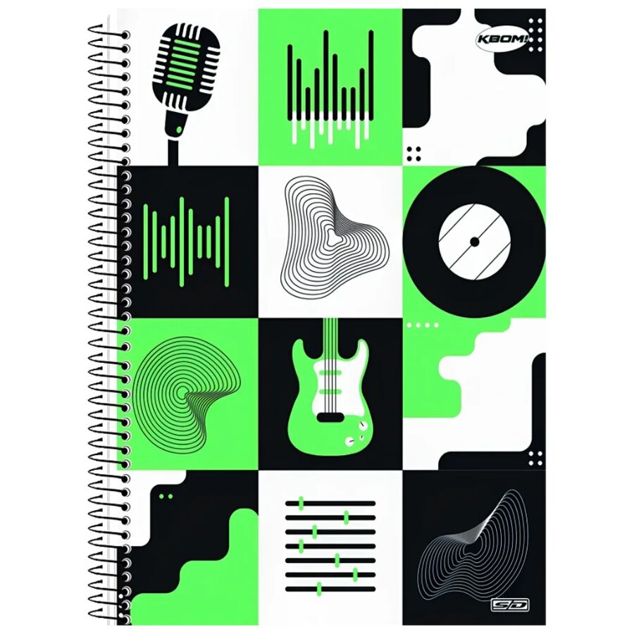 Caderno 20 Matérias Kbom Universitário 400 Folhas Animativa - Imagem 5