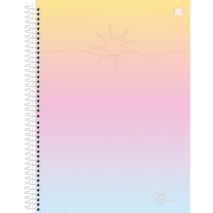 Caderno Universitário 1 Matéria Clean 80 Folhas São Domingos