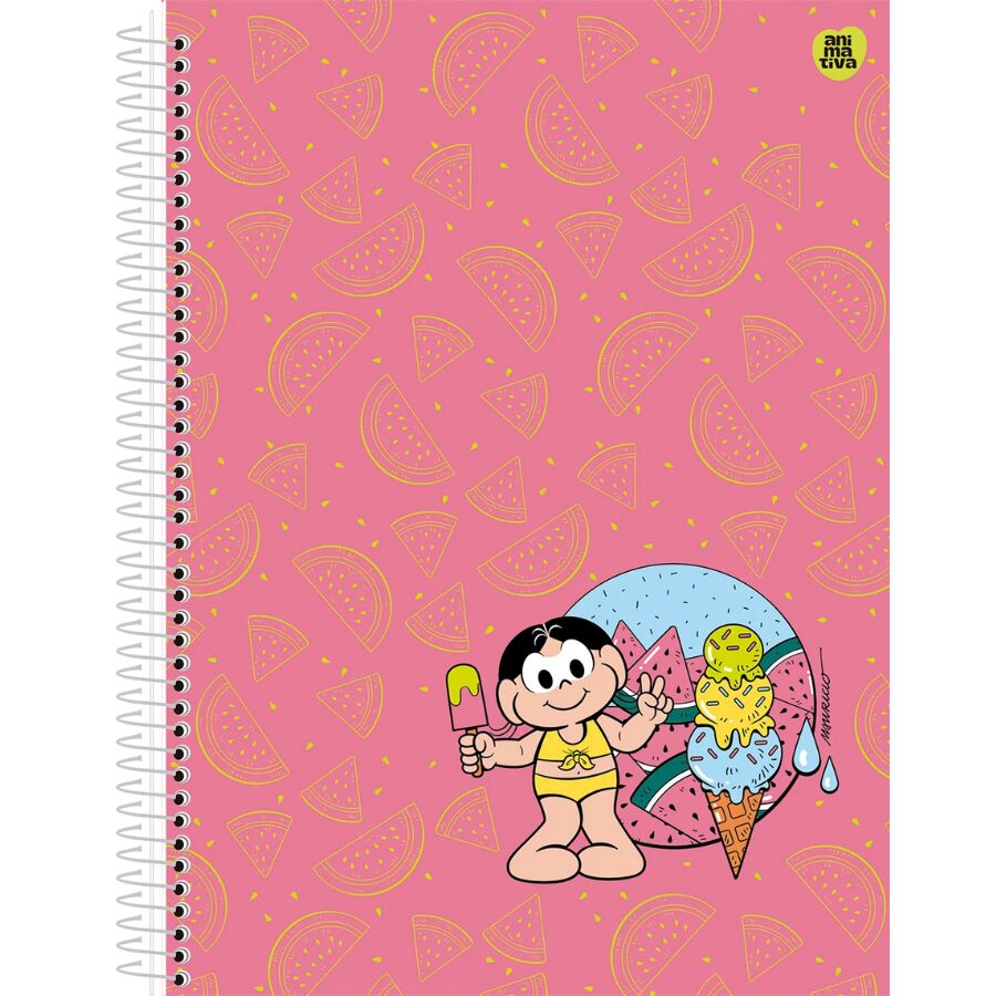 Caderno Turma da Monica 10 materias 160 folhas Animativa - Imagem 2