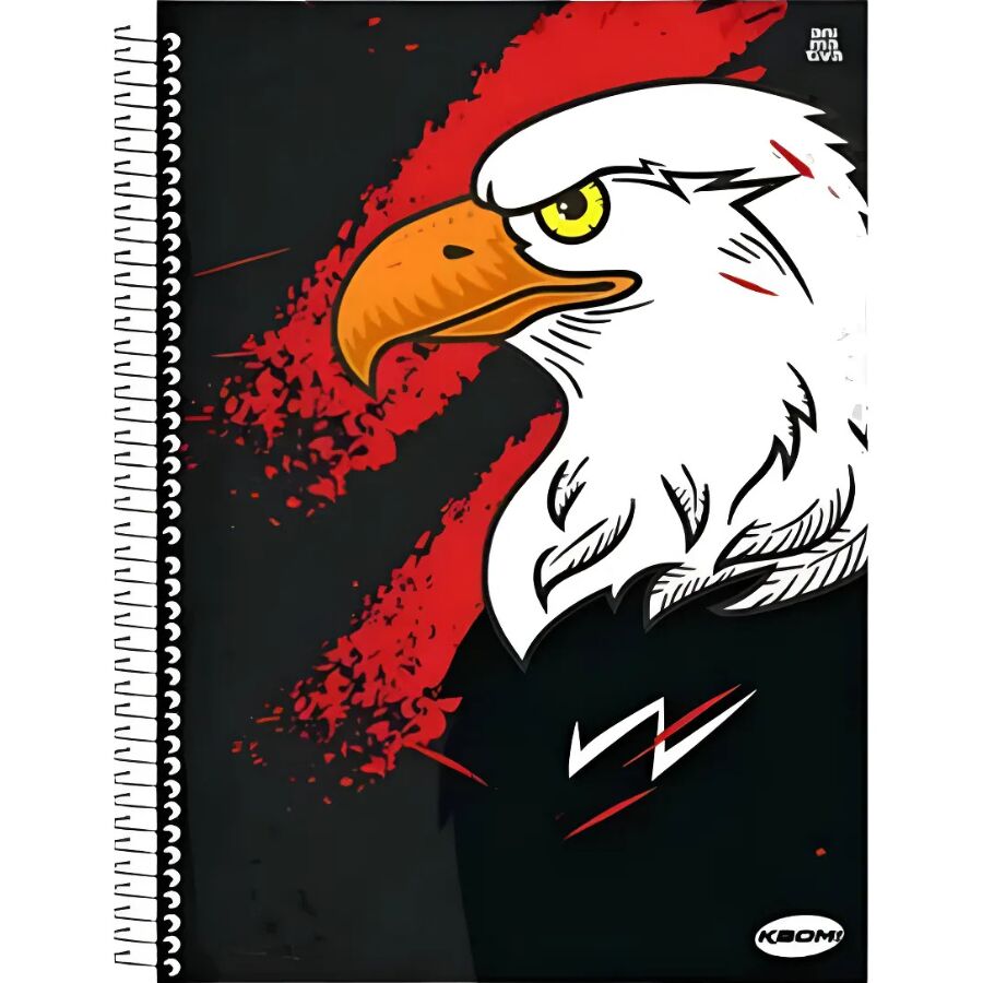 Caderno 20 Matérias Kbom Universitário 400 Folhas Animativa - Imagem 9