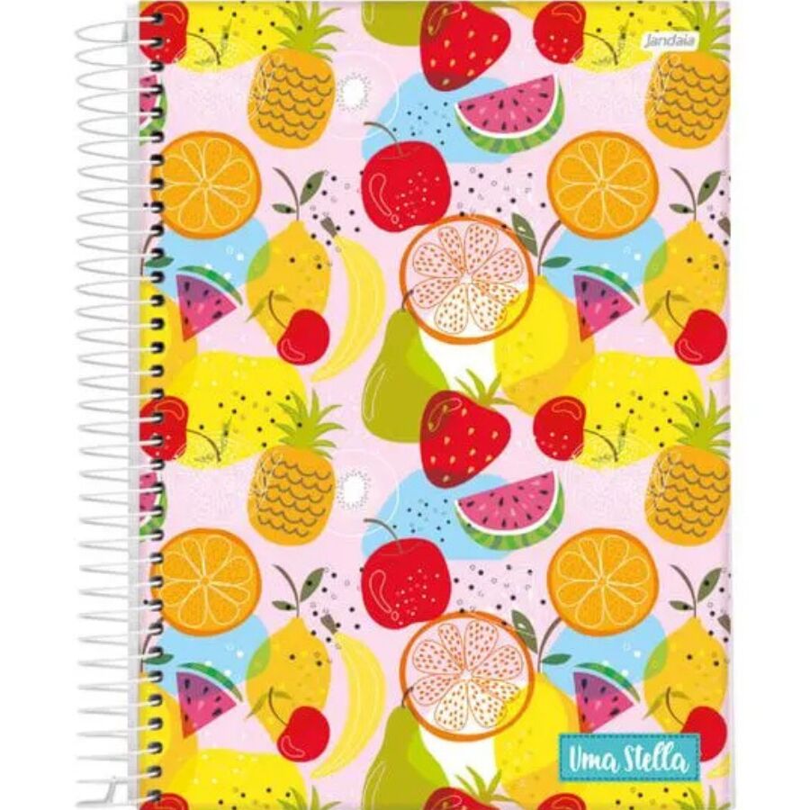 Caderno Uma Stella 15 matérias universitário Jandaia 240 folhas 27,5cm x 20cm x 2,1cm - Imagem 9