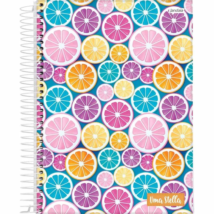 Caderno Uma Stella 15 matérias universitário Jandaia 240 folhas 27,5cm x 20cm x 2,1cm - Imagem 10