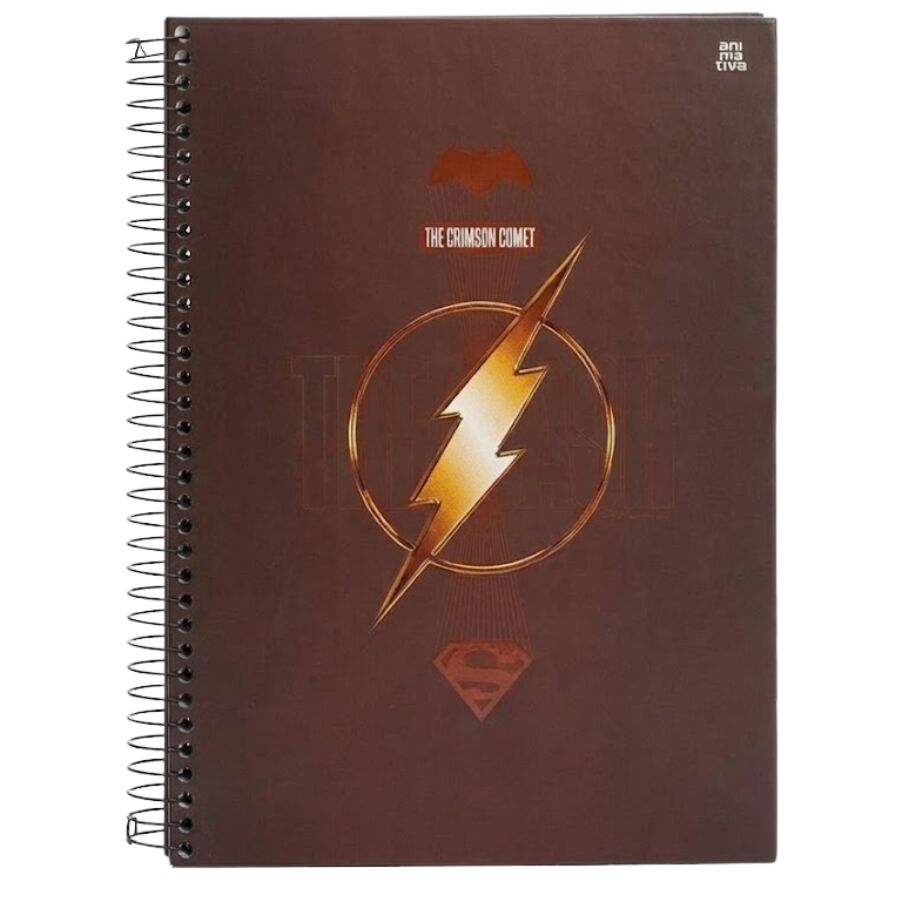 Caderno 15 matérias The Flash 240 Folhas Animativa Universitário