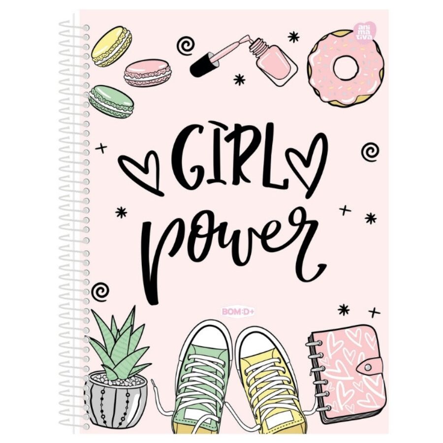 Caderno Espiral Universitário 10m 160 Folhas Bom D+ ANIMATIVA - Imagem 6