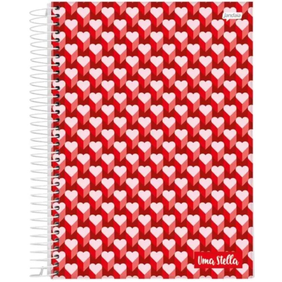 Caderno Uma Stella 15 matérias universitário Jandaia 240 folhas 27,5cm x 20cm x 2,1cm - Imagem 11