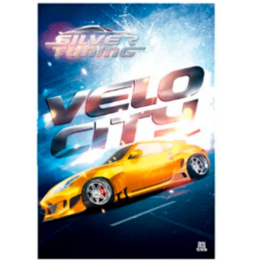 Caderno brochura 1/4 Silver