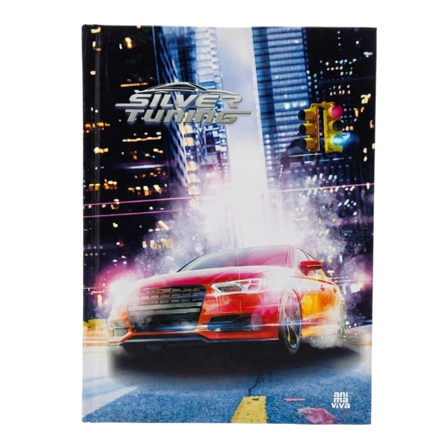 Caderno brochura 1/4 Silver Tuning 80 folhas Animativa - Imagem 2