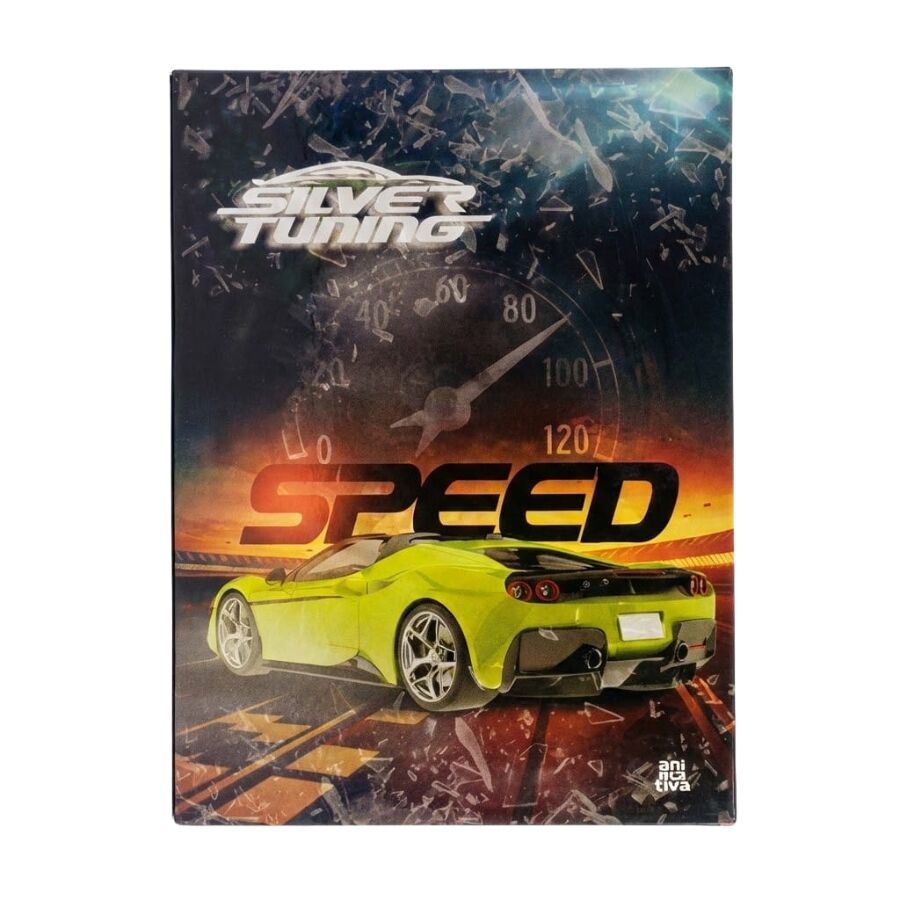Caderno brochura 1/4 Silver Tuning 80 folhas Animativa - Imagem 3