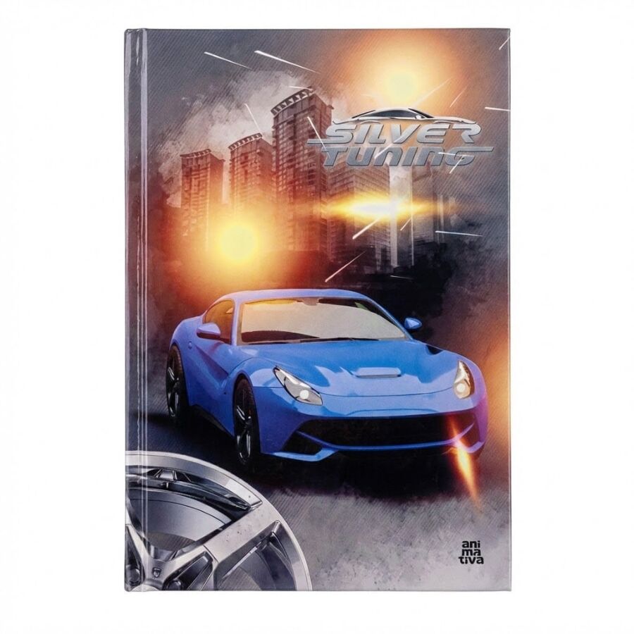 Caderno brochura 1/4 Silver Tuning 80 folhas Animativa - Imagem 4